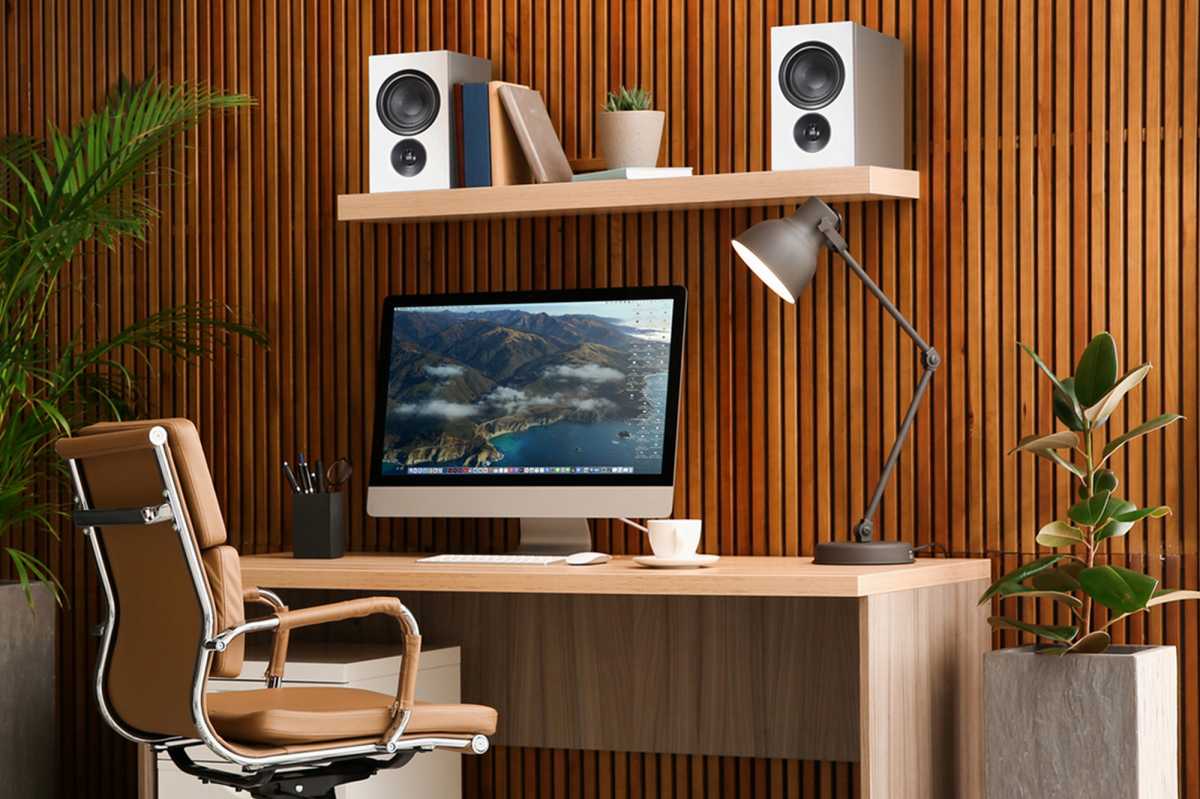 PSB Alpha iQ in a home office