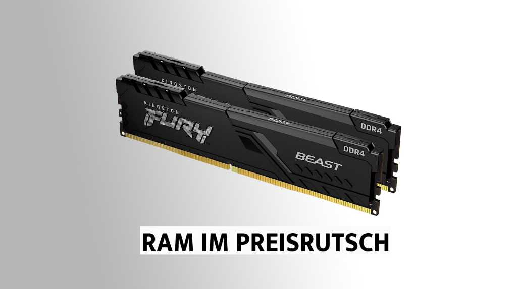 Image: RAM weiter im Preisrutsch: 32 GB DDR4-Speicher fÃ¼r nur noch 76 Euro
