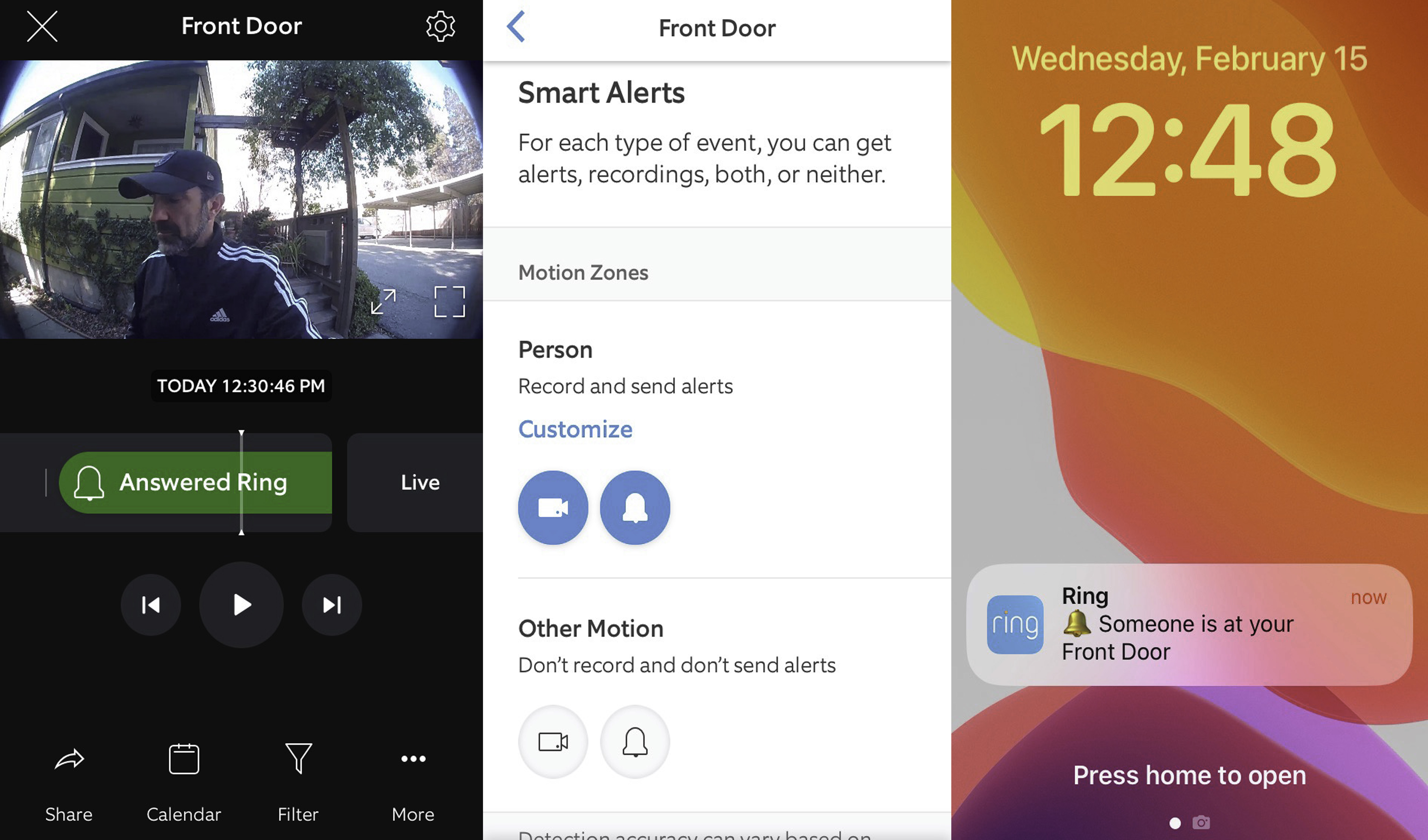 Ring Peephole Cam review A video doorbell for renters TechHive