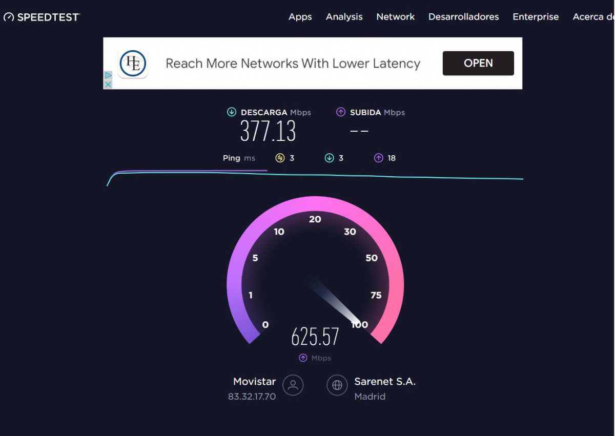 Speed Test desktop PC