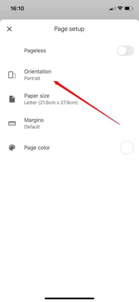 How To Change The Page Orientation In Google Docs PCWorld