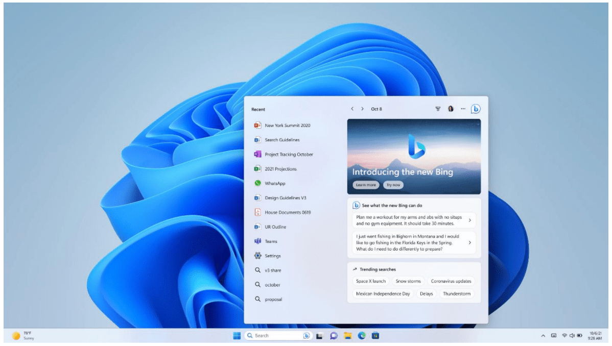 Windows 11 February 2023 Update Bing Chat taskbar