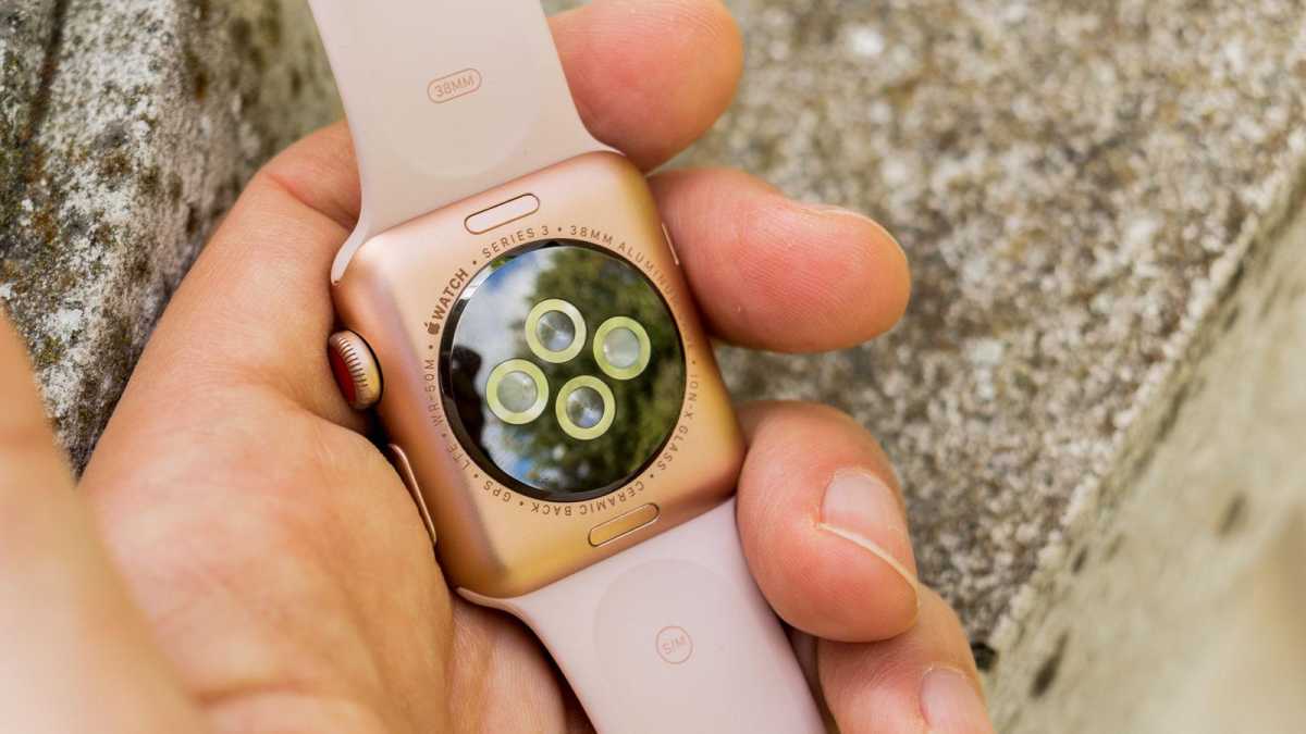 Parte trasera del Apple Watch Series 3