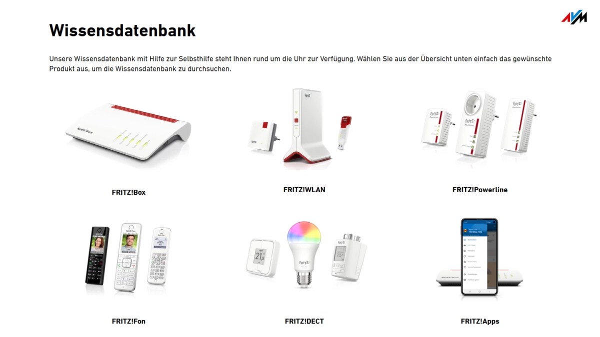 AVM Wissensdatenbank