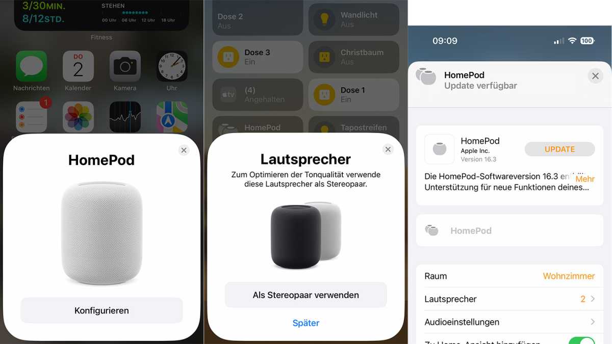 Einrichtung Homepod