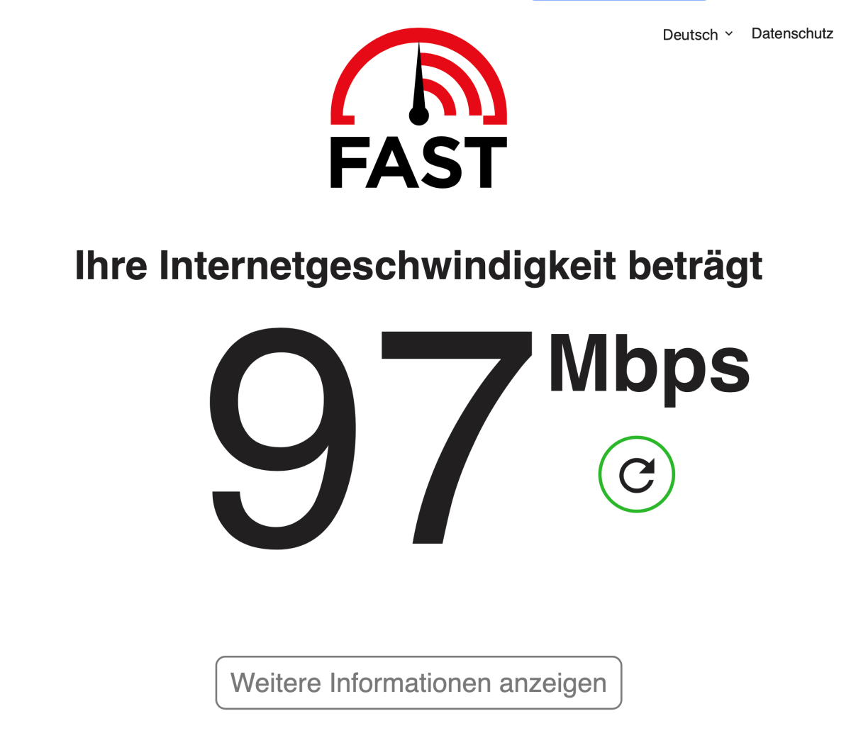 Fast.com von Netflix