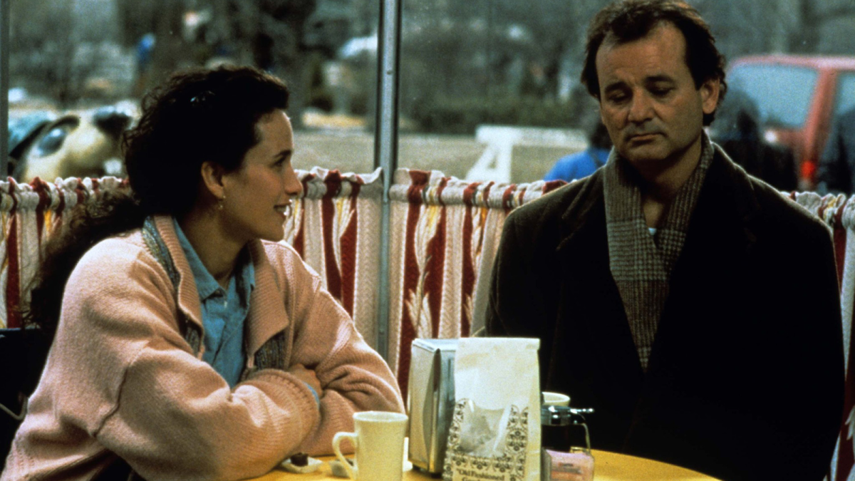 Bill Murray and Julia Roberts in Groundhog Day