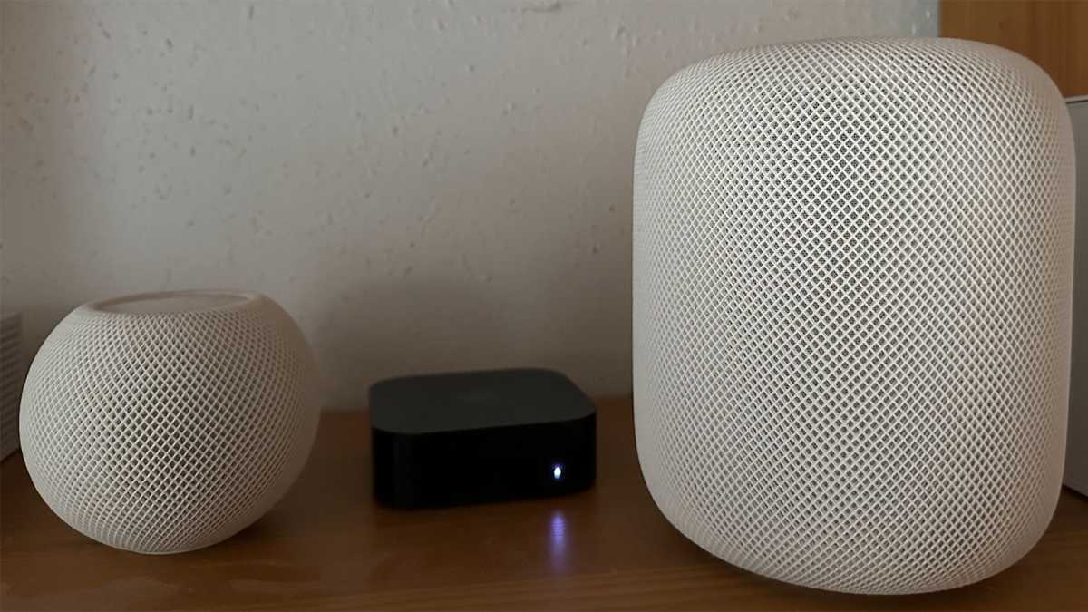 Homepod, in die Ecke gedrängt