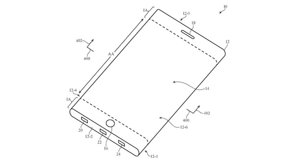 Patente de un iPhone sin botones