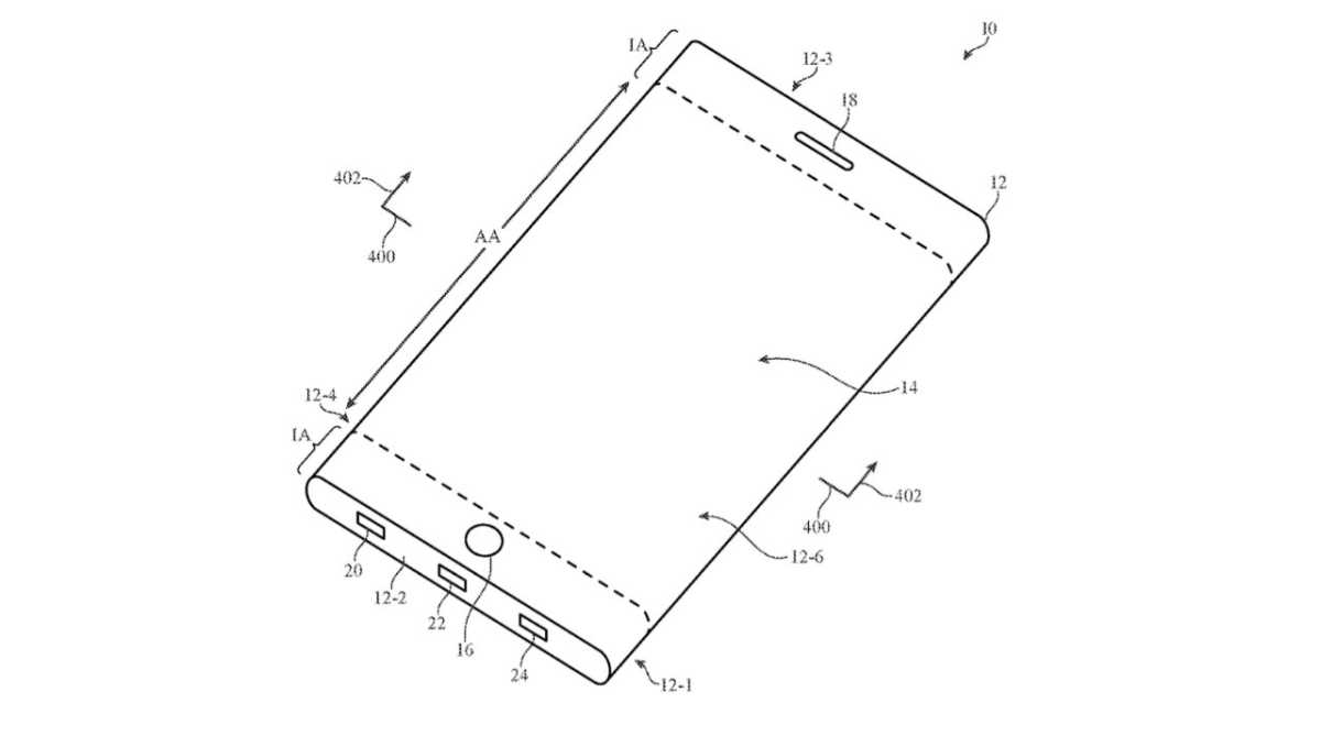 iPhone patent without buttons