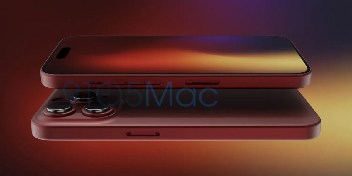 iPhone 15 Pro en rojo