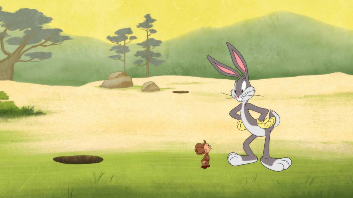 Image of Bugs Bunny with hands on hips in Loony Tunes