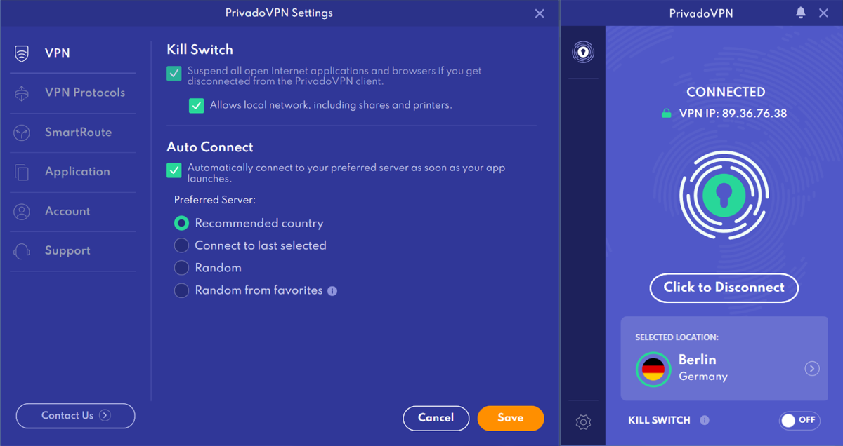 PrivadoVPN