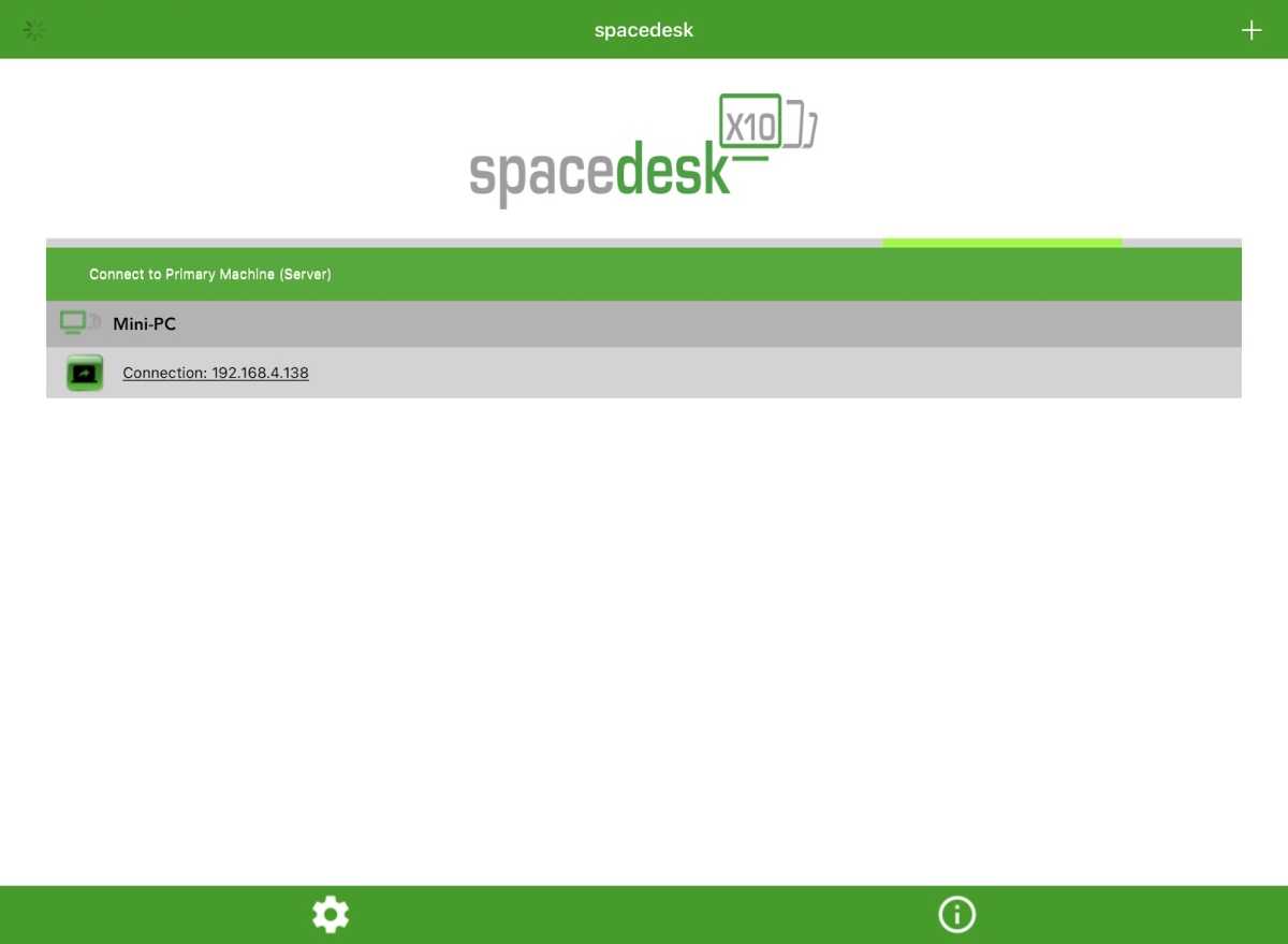 Màn hình kết nối Spacedesk