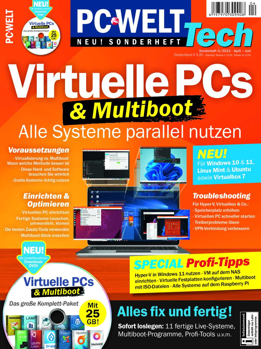 Image: PC-WELT Sonderheft 4/2023 jetzt am Kiosk: Virtuelle PCs