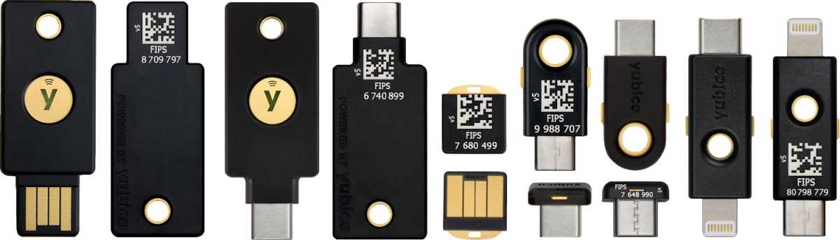 Oferta de llaves hardware de seguridad de la marca Yubico FIDO 