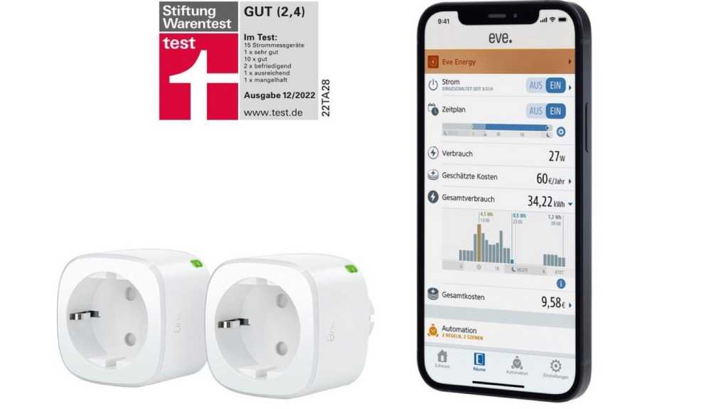 Image: Smarte Steckdose Eve Energy bei Otto.de zum SchnÃ¤ppchenpreis