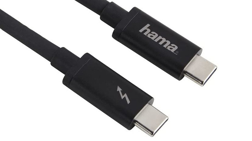 USB-C-Kabel für Thunderbolt sind stets mit dem Blitz-Symbol gekennzeichnet, aber selbst für die Version 3 hochpreisig, da je nach Länge signalverstärkende Chips eingebaut sind. Sie können auch mit TB 4 funktionieren.