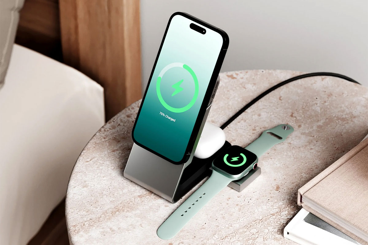 Alogic Matrix 3-in-1 Magnetic Charging Dock – Best modular 3-in-1 magnetic charger