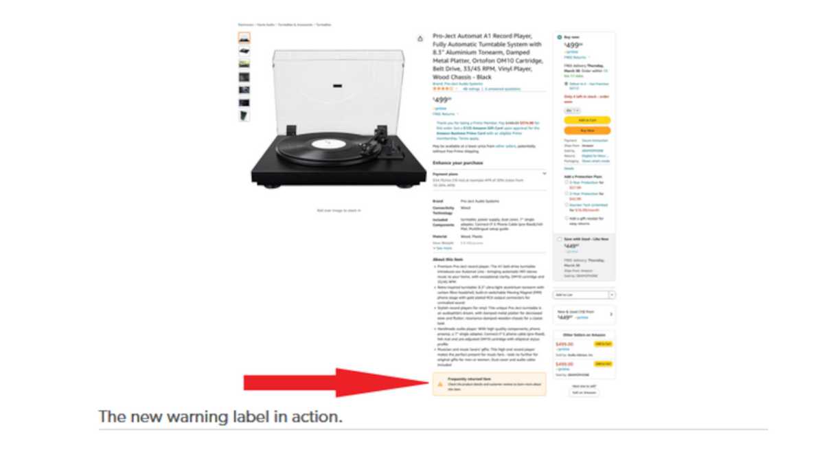 Amazon Rückgabe