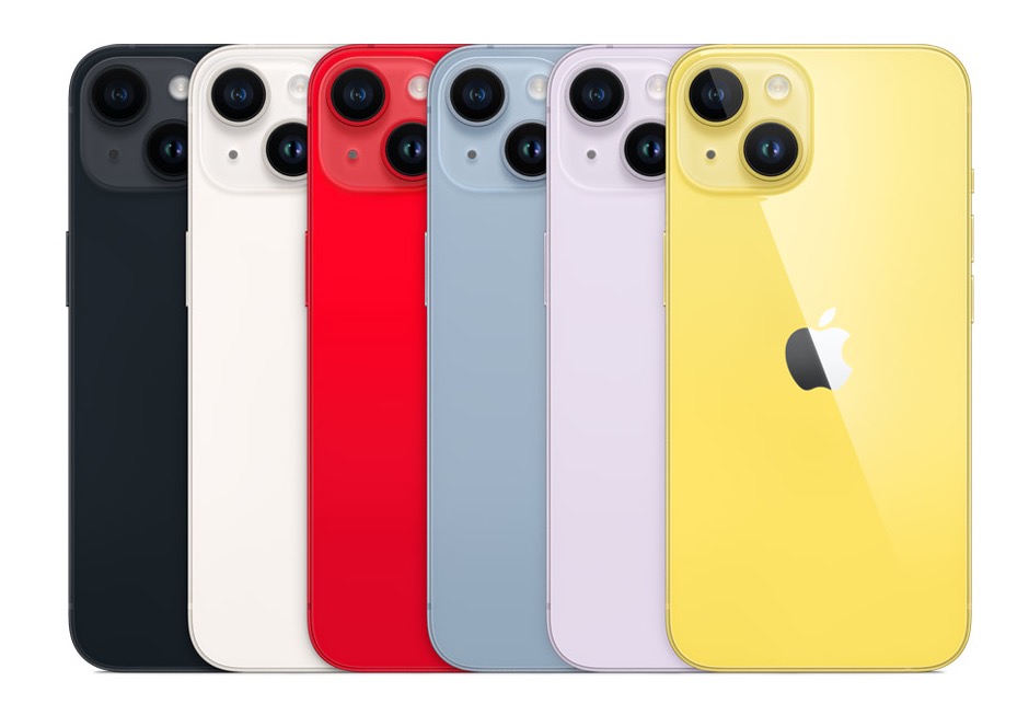 iPhone 14 in sechs Farben