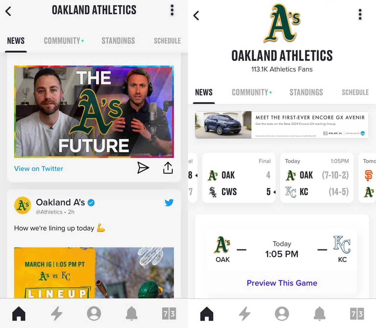 Bleacher Report app