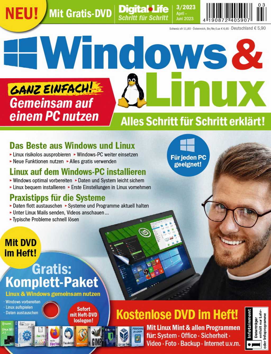 Image: Digital Life 3/2023 Windows & Linux: Jetzt am Kiosk