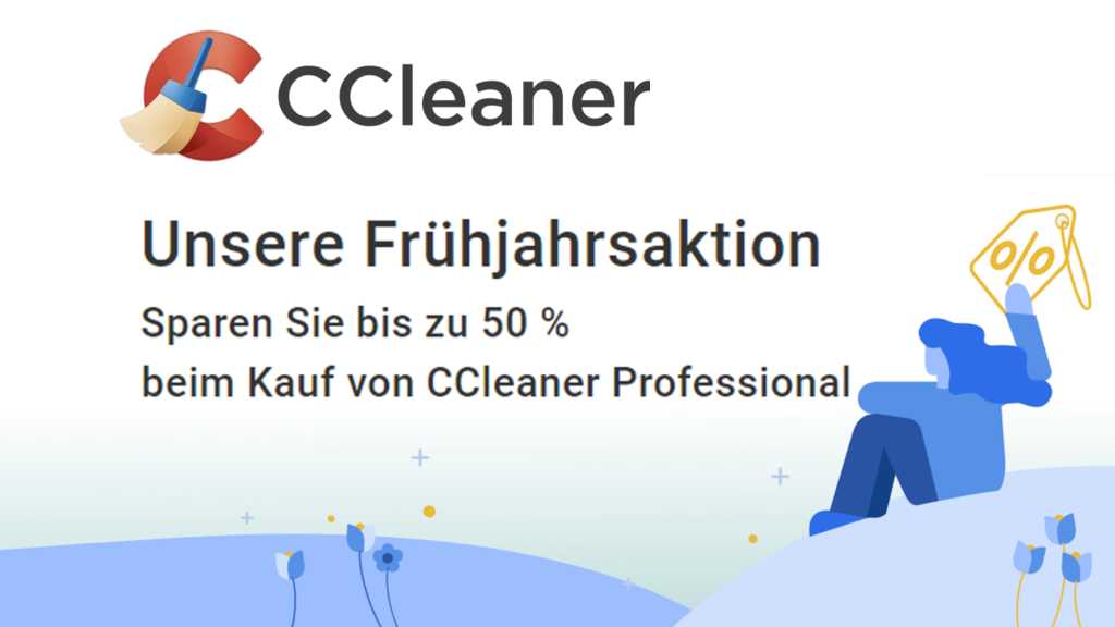 Image: CCleaner Pro mit 50 % Rabatt â Windows aufrÃ¤umen