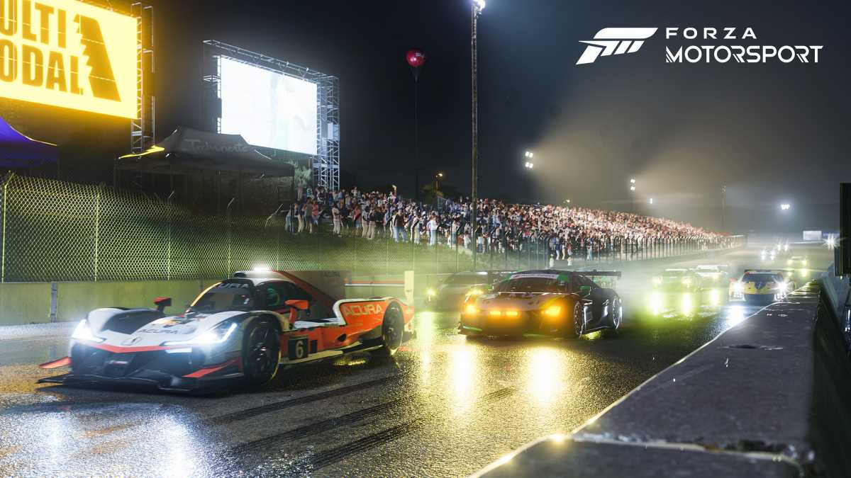 Raytracing in Kombination mit starkem Regen bei Nacht kreiert eine ganz eigene Aura, ein sehr authentisches Motorsport-Gefühl. Es ist spannend, wie Turn 10 seinen dynamischen Wetter-Wechsel auf den Grip der Reifen überträgt.