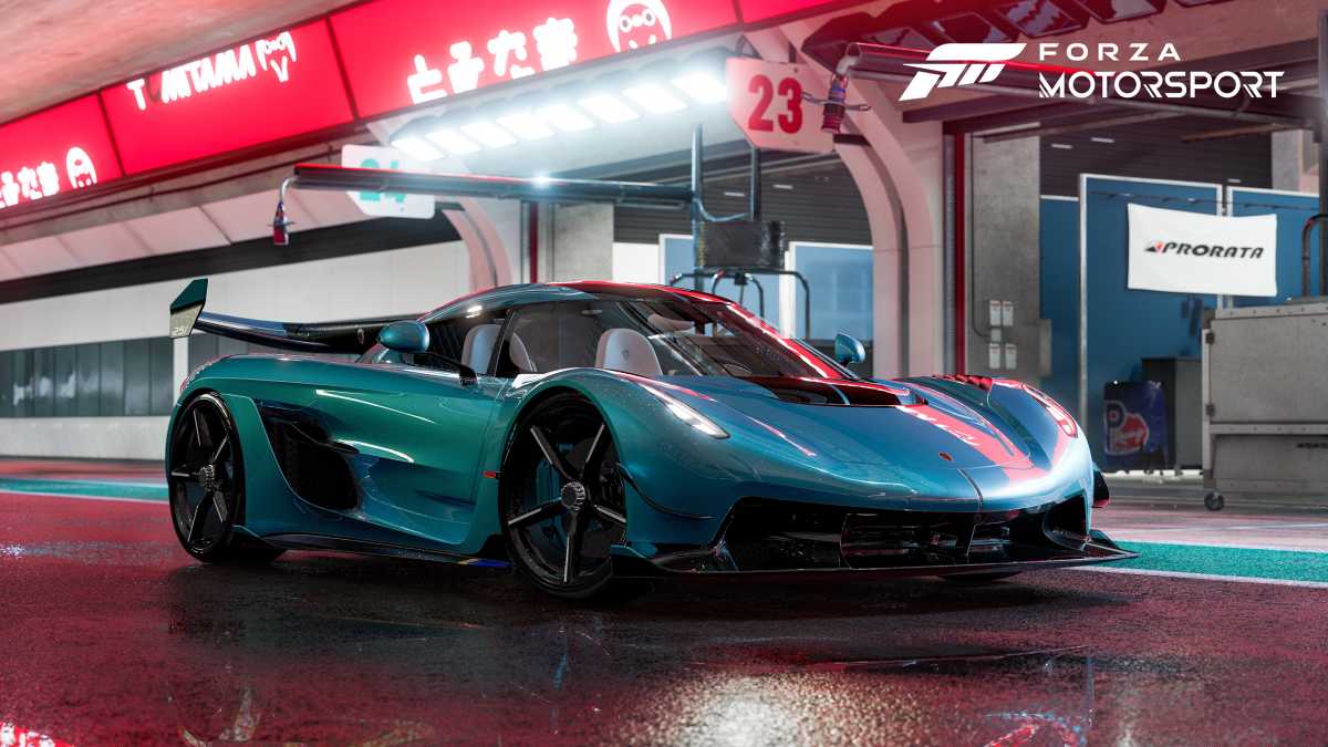 Natürlich hat Forza Motorsport 2023 die sexy Shots – Raytracing, welches Farben und Regen in diese faszinierende Aura verwandeln – der Cyberpunkt-2077-Effekt. Aber Turn 10 nutzt die Technologie eben auch als Mechanik.