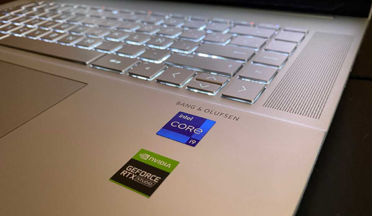HP Envy 16 review logos