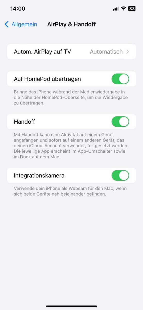 Integrationskamera