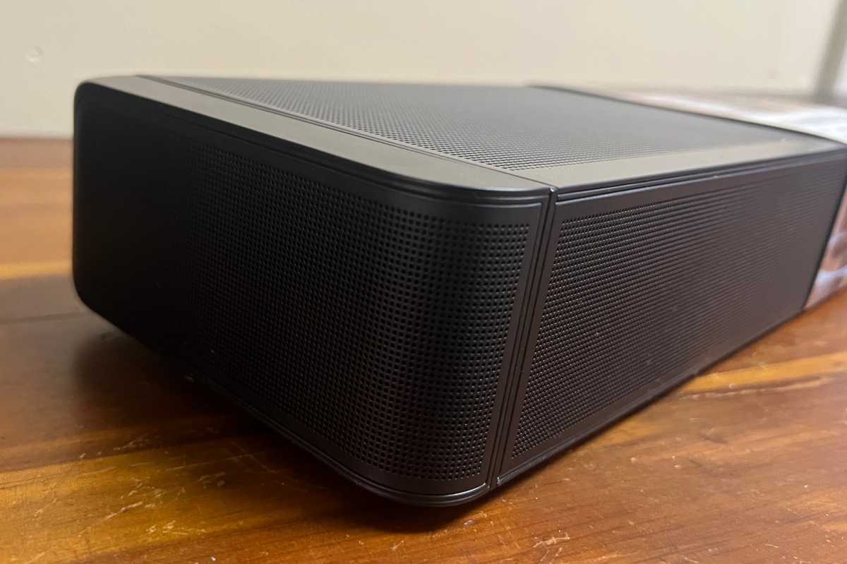 JBL Bar 1300X left-end view