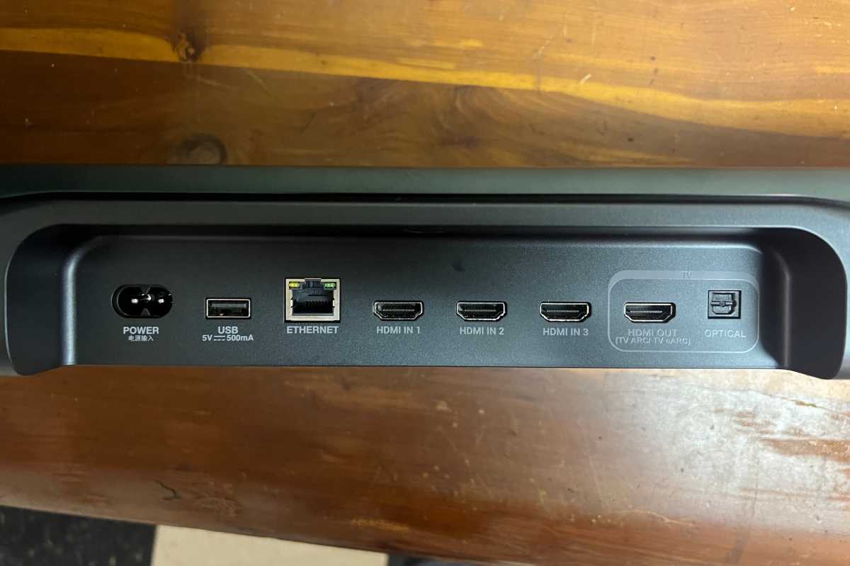 JBL Bar 1300X ports