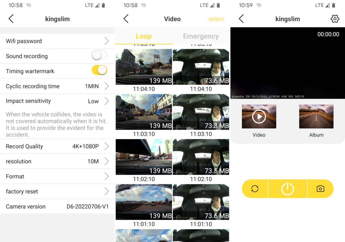 Kingslim D6 dash cam review: Decent video, nice price