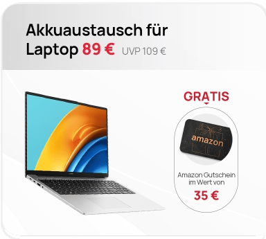 Huawei-Akkutausch: Laptop