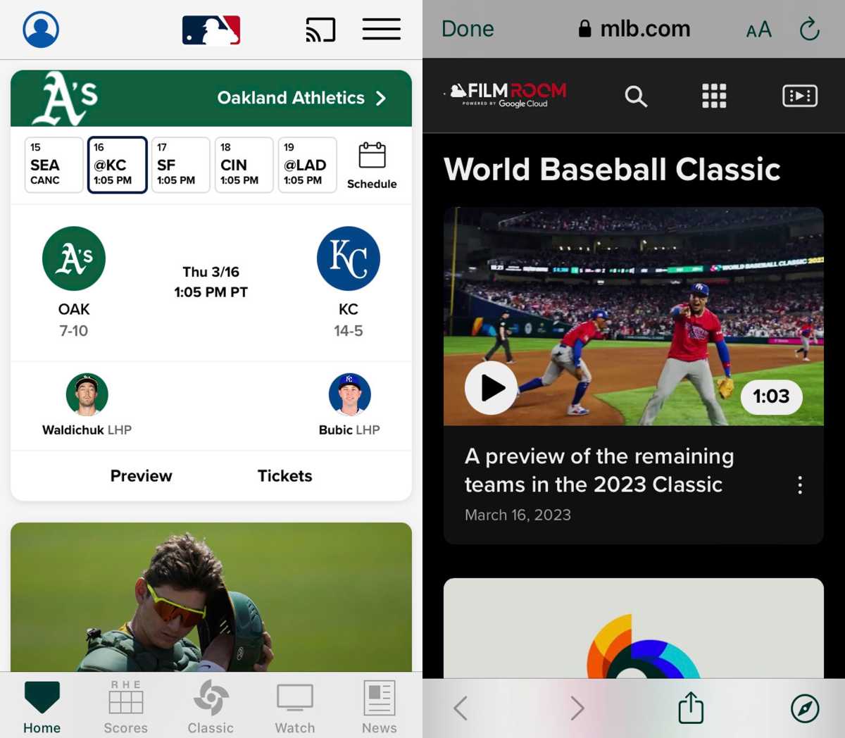 MLB Gameday: Real-time MLB scores for your favorite teams