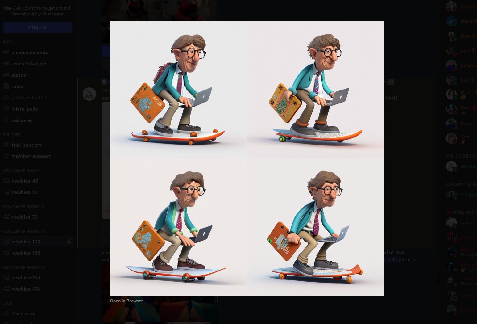 character concept art of bill gates as an anime boy, Stable Diffusion