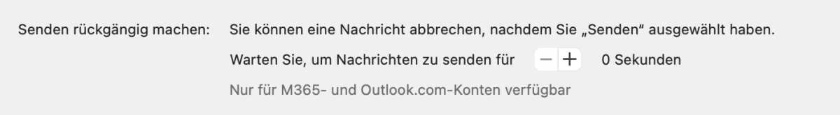 E-Mails zurückrufen nur mit Abo