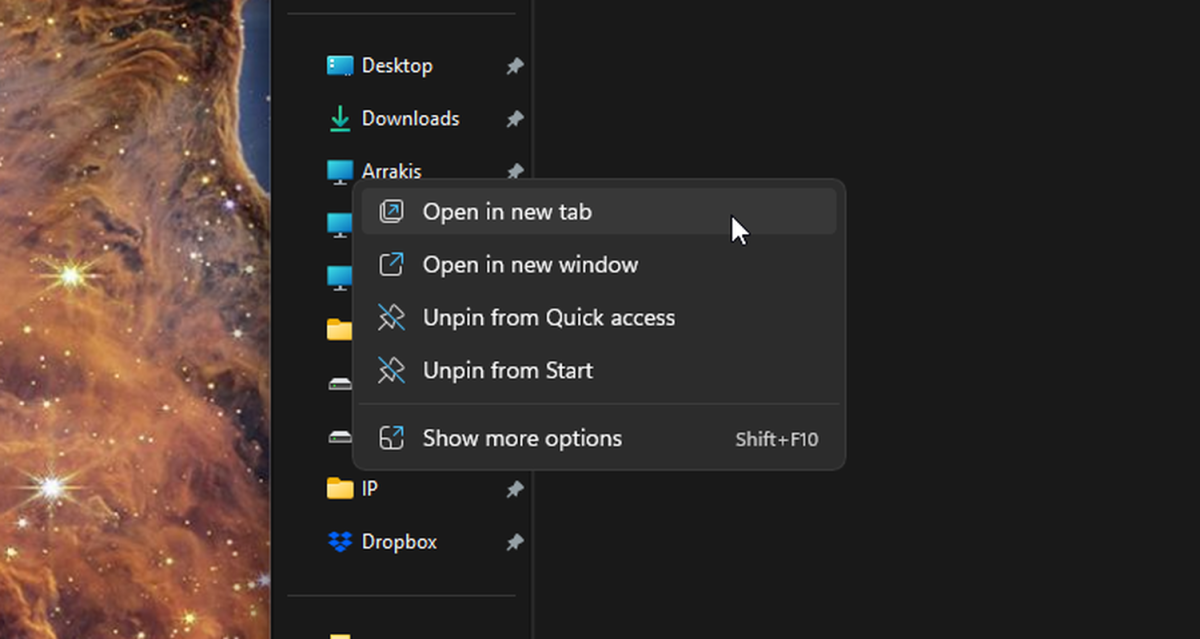 Windows 11 File Explorer tabs