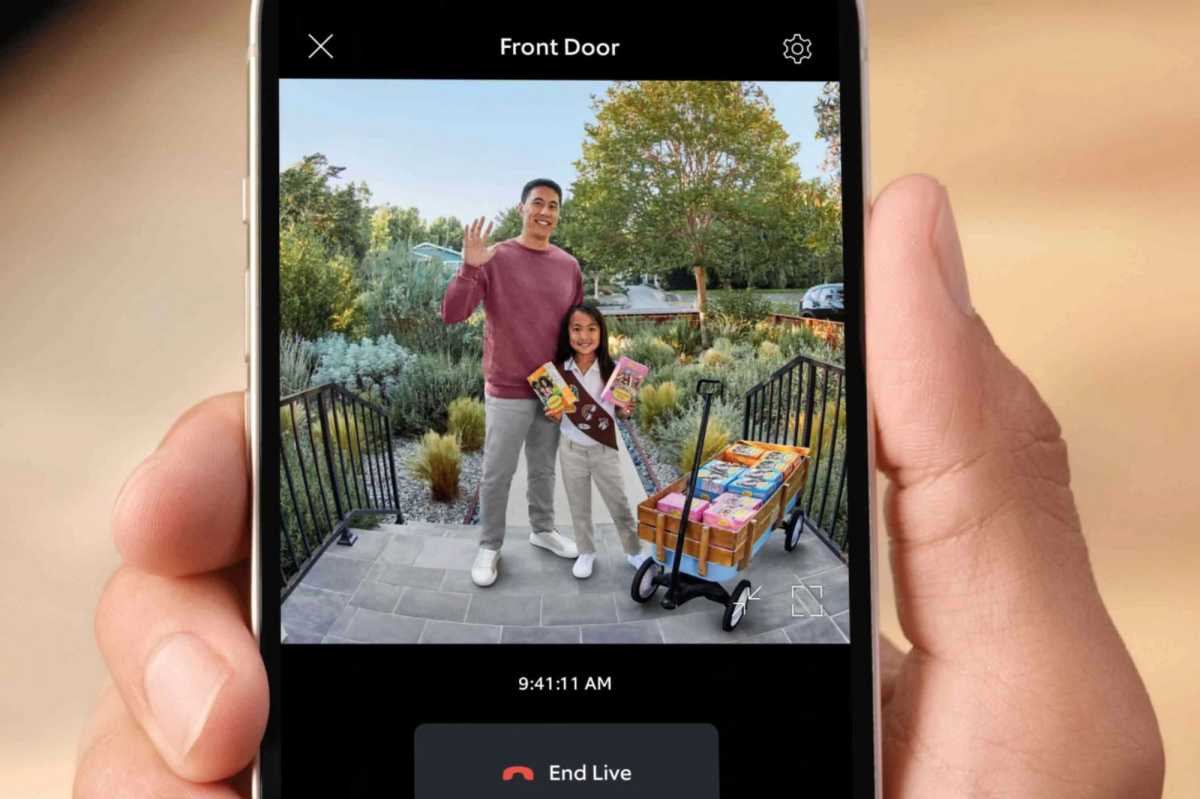 Ring Battery Doorbell Plus battery in the Ring app
