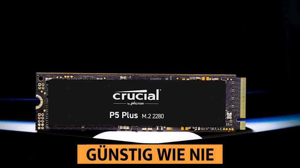 Image: 2 TB SSD von Crucial (PS5-kompatibel) jetzt zum neuen Tiefstpreis erhÃ¤ltlich