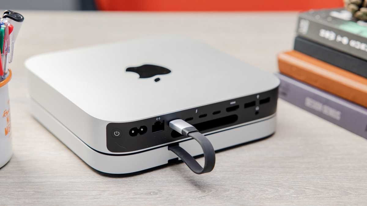 Подставка и концентратор Satechi для Mac mini с корпусом SSD Кабель USB-C