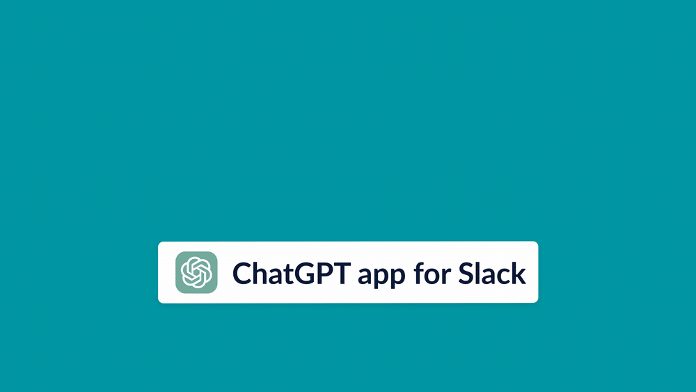 ChatGPT for Slack Salesforce