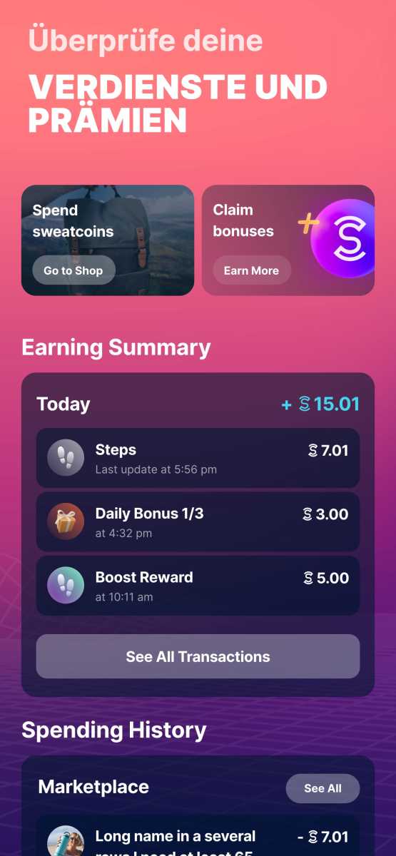 Sweatcoin App