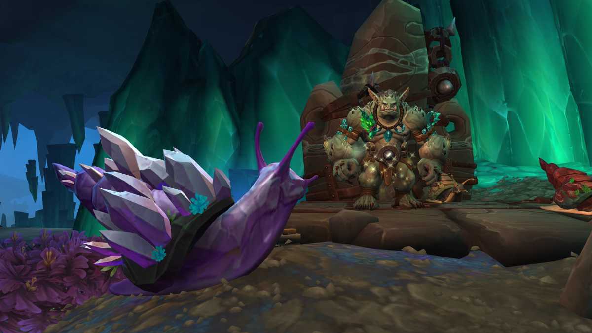 Die Drogbar waren schon in Legion die Bodybuilder Azeroths. In Embers of Neltharion betraut man uns sogar mit dem Trainieren einer etwas zickigen, schwer zu zähmende Rennschnecke.