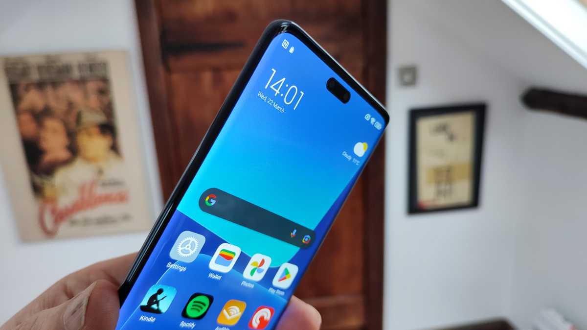 Curved Display of Xiaomi 13 Lite review