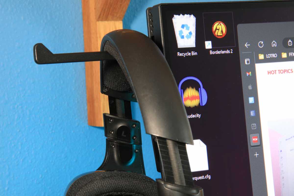 Alienware AW2524H headphone hanger