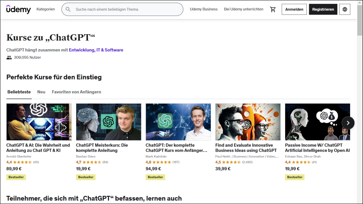 Chat GPT: Anleitungen und Videos im Internet
