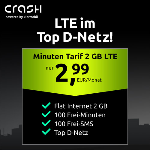 Crash-Tarif zum Top-Preis